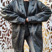 Giacca in vera pelle Over Vintage