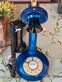 📞 Telefono Vintage Retrò Blu “Beauty Line”