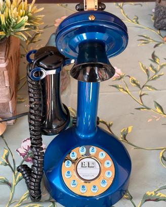 📞 Telefono Vintage Retrò Blu “Beauty Line”