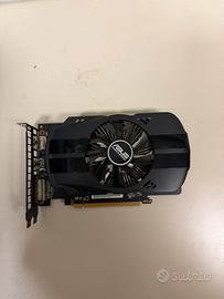 Scheda video pci express asus rx550 4g evo