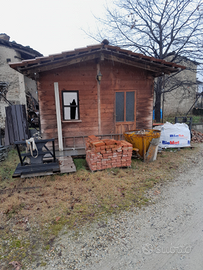 Casetta in legno 4/5×3 m