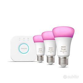 Philips Hue Color Starter Kit Brigde + 3 Lampadine