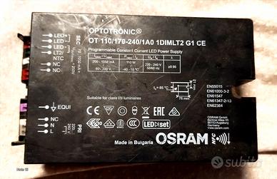 Alimentatore LED osram dimmerabile. 