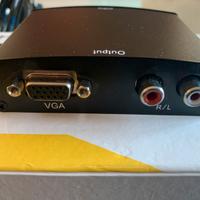 HDMI to VGA+R/L Audio Converter