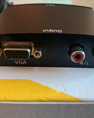 HDMI to VGA+R/L Audio Converter