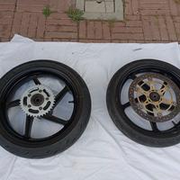 cerchi+gomme Aprilia RS 125 pre 2006