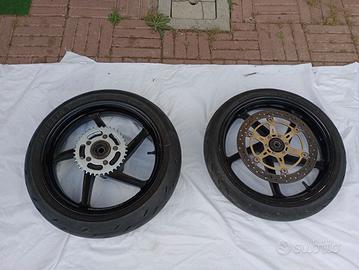 cerchi+gomme Aprilia RS 125 pre 2006