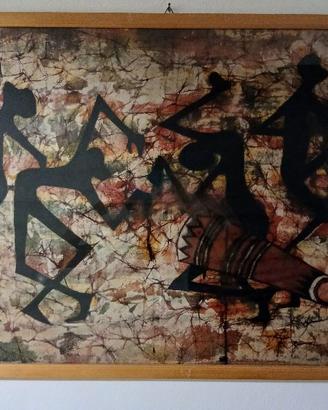 BATIK _ QUADRO CON VETRO E CORNICE