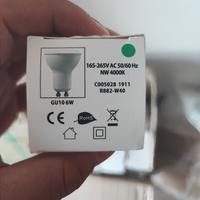 lampade a led 4000K GU10 6W