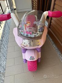 Moto elettrica peg perego rosa bambina batt 6v