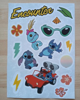 Foglio Adesivi Stitch Encounter Disney