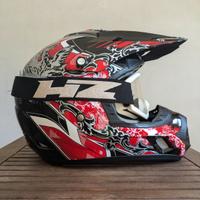 Casco da moto + occhiali integrati 