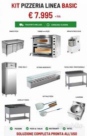 Kit attrezzature pizzeria completo