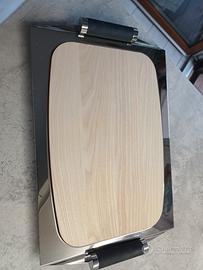 Vassoio rettangolare in acciaio 18/10 Morinox.