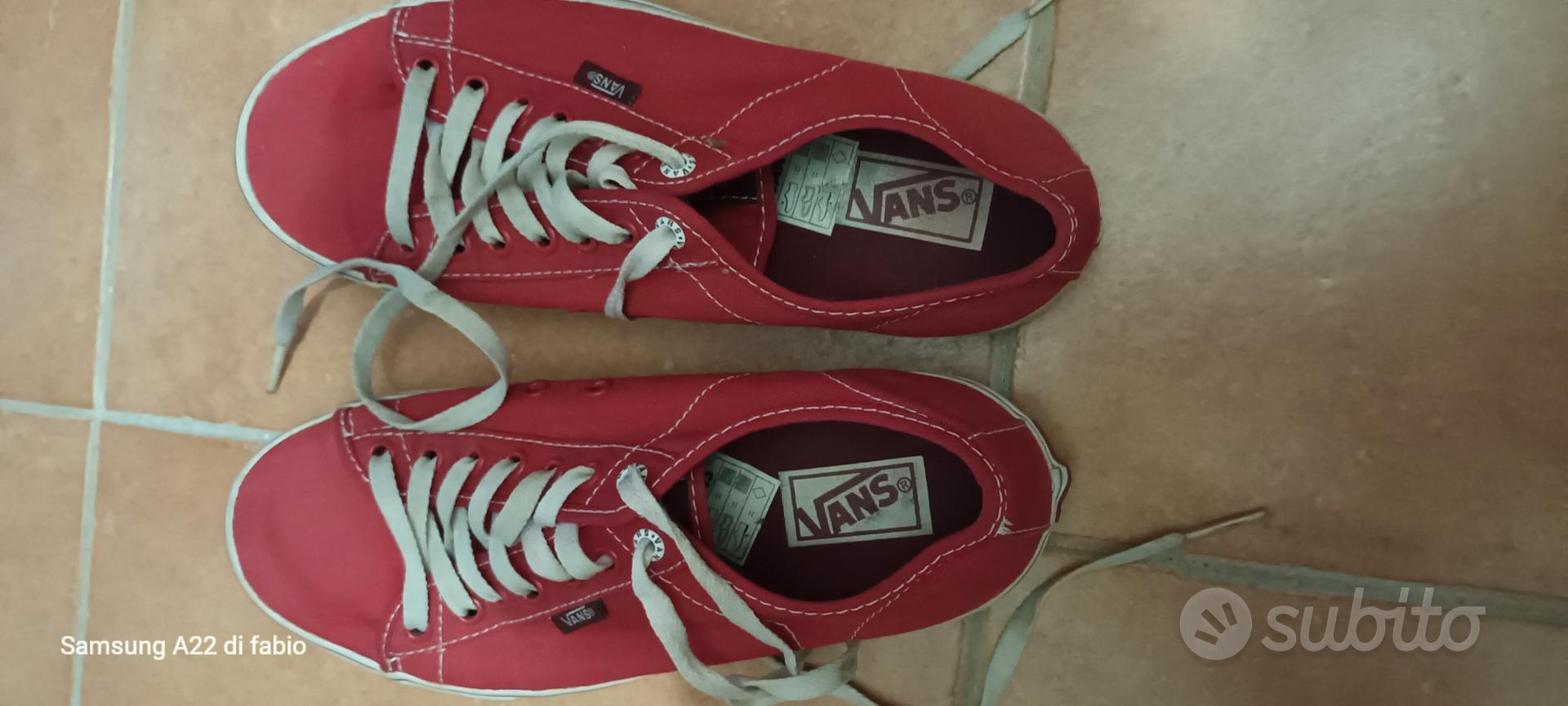 Vans rosse clearance estive