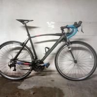 Bici corsa strada alluminio 55 M ruote cerchi 700c