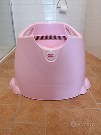 Vaschetta bagno ok baby rosa