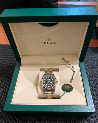 Rolex Explorer I Oro & Acciaio