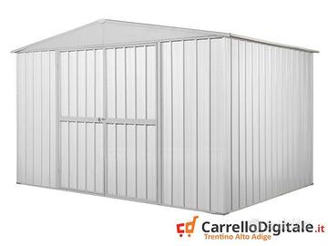 Capanno box esterno lamiera 360x175 bianco