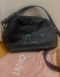 Liu-Jo Borsa Nera 20x18 original- Nuova Mai Usata
