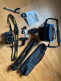 Fotocamera SLR Nikon D3400 + accessori