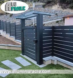 Recinzione alluminio steccato doga frangisole