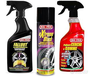 Kit decontaminante e cura ruote ma fra