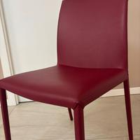 6 Sedie Cattelan in ecopelle - No spedizione