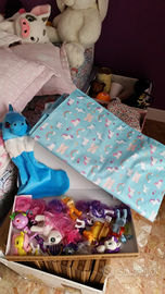 My Little pony - set tazzine in latta pitturata