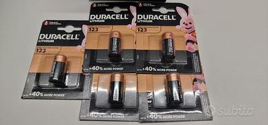 5x Batterie Duracell CR123