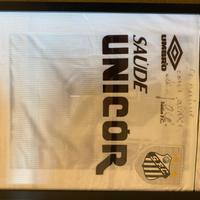 Autografo PELE con dedica maglietta UNICOR SANTOS