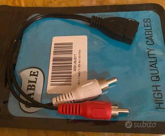Cavetto rca per chiavetta usb