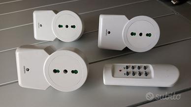 Prese elettriche passanti radiocomandate 433 MHz