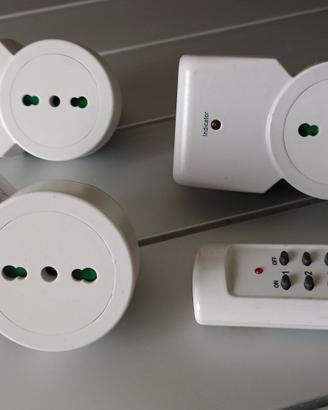 Prese elettriche passanti radiocomandate 433 MHz