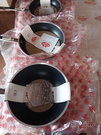 Tre padelle ballarini antiaderenti 