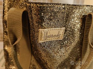 Borsa dorata Harrods 