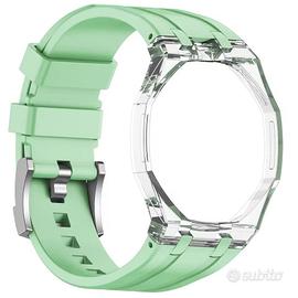 Cinturino  Royal Pop Swatch X AP Verde ore 12