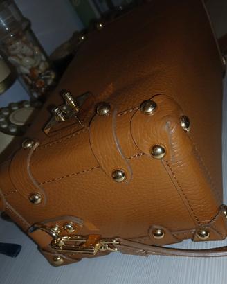 borsa bauletto vera pelle 