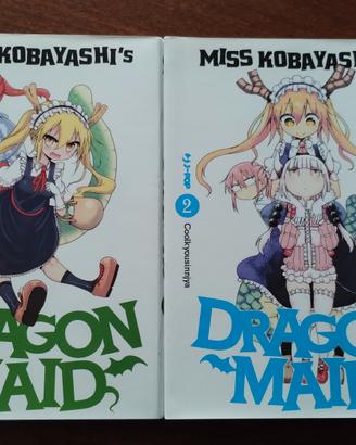Dragon Maid 1,2 J-Pop manga italiano