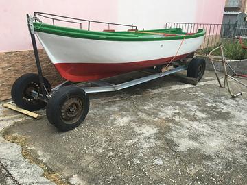 Barca gozzo in legno