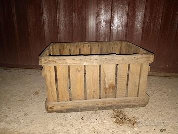 Cassetta legno cassa vintage libreria bottigliera