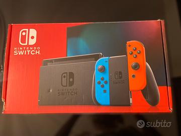 Nintendo Switch rosso neon/blu neon