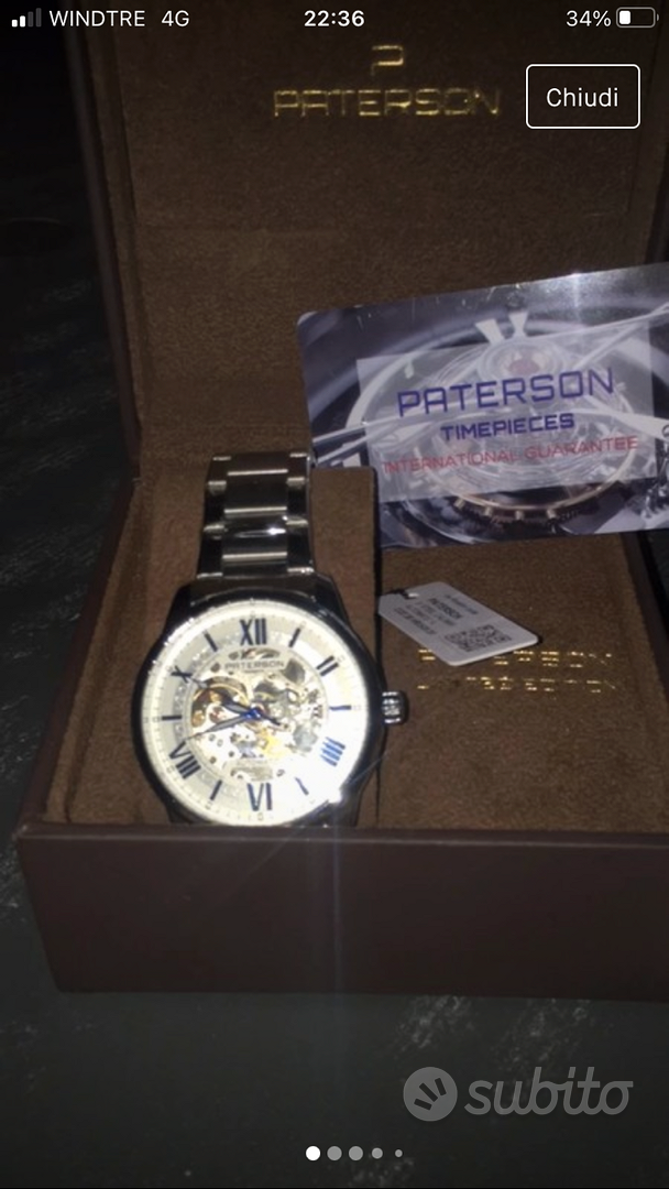 Orologio on sale paterson automatico