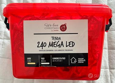 Luci di Natale - Tenda di luci