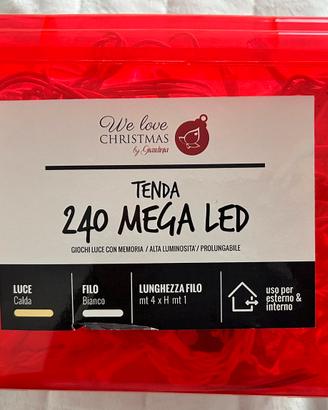 Luci di Natale - Tenda di luci