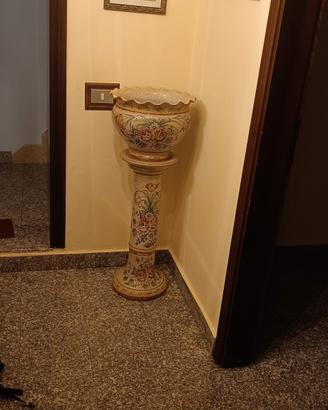 Portavaso in ceramica 