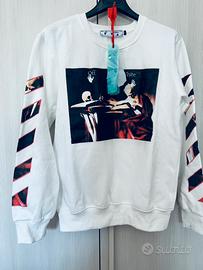 Felpa Maglione Off-White Caravaggio Bianco