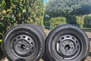 Gomme invernali + cerchi 155/65 R13 Daewoo Matiz