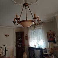 parete attrezzata bifacciale lampadario e appliq 