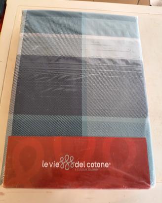 Completo Lenzuola Mr. Tartan le vie del cotone 